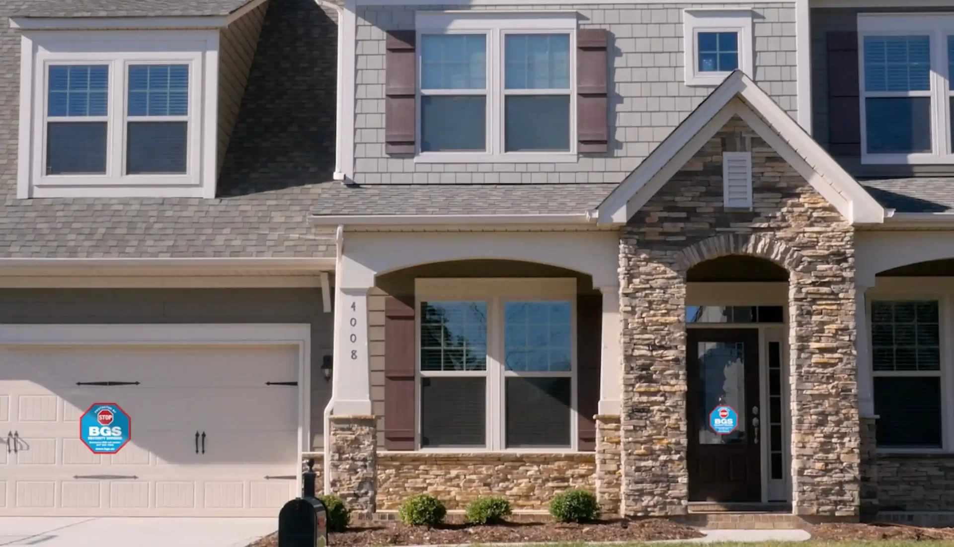 Image with screens running BGS security monitoring services